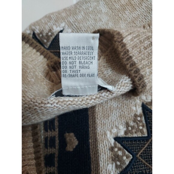 Vintage Christopher & Banks Hand Embroidered Fraktur Hex Sweater Vest Size XL - Picture 6 of 8